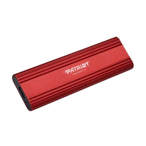 PATRIOT TRANSPORTER Lite 2TB Portable SSD , USB 3.2 Gen2 , USB-C , externí , hliníkové tělo , červený PTPL2TBPEC