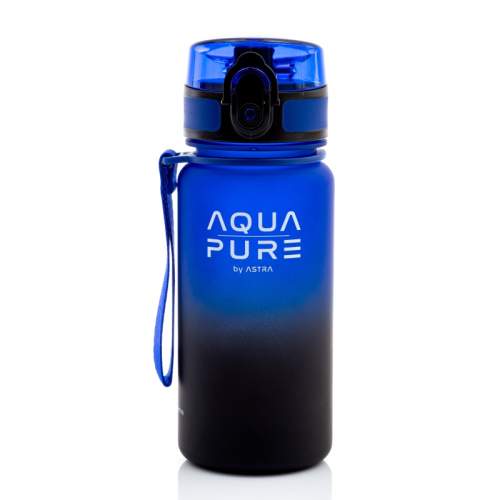 ASTRA Zdravá láhev na vodu Aqua Pure 400ml modro-černá