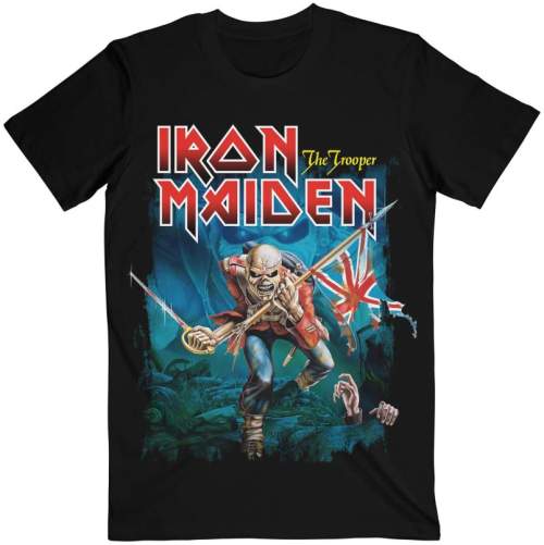 Iron Maiden: Trooper Eddie Large Eyes pánské tričko L