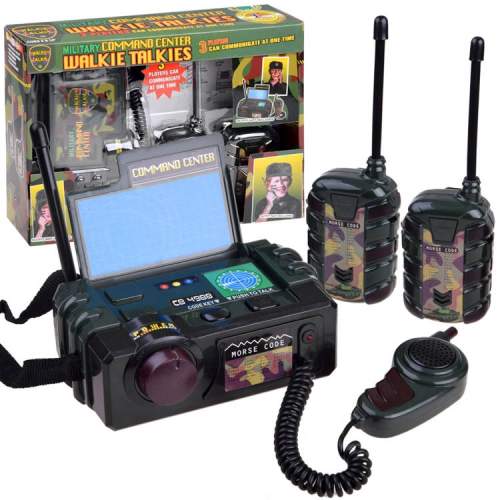 DR ZA0627 WOJ Vysílačky Walkie Talkie Vojenská sada