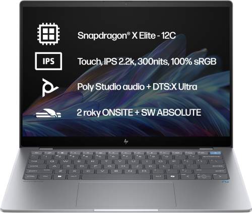 Notebook HP OmniBook X 14-fe0911nc Meteor Silver Celokovový