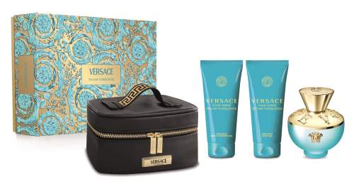 Versace Dylan toaletní voda 100 ml + sprchový a koupelový gel 100 ml + tělové mléko 100 ml + kosmetická taška