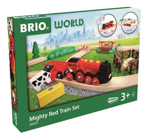 WORLD Vláčkodráha BRIO® Red Lola Farm