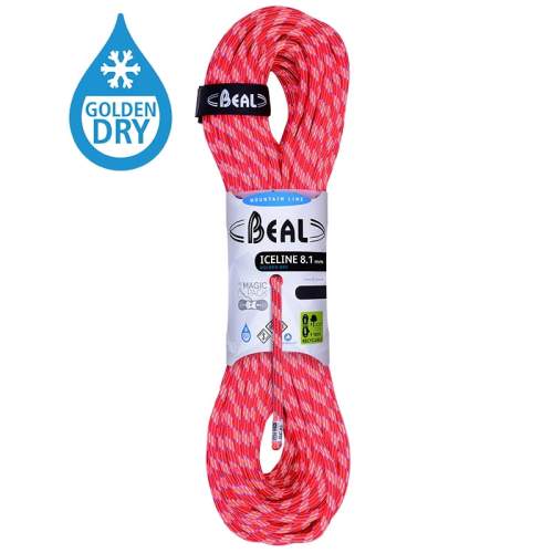 Beal Ice Line Unicore 8.1 Golden Dry 60m Orange