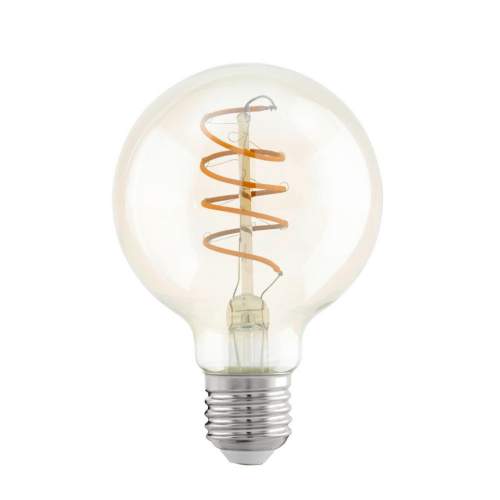 EGLO LED žárovka Filament E27, 4 W, 270 lm, 2200 K, pr. 80 x 120 mm