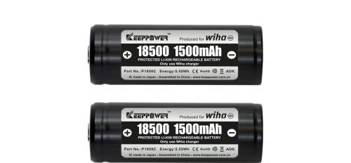 Wiha 41914 Sada akumulátorů 18500 Li-Ion 2ks 1500mAh