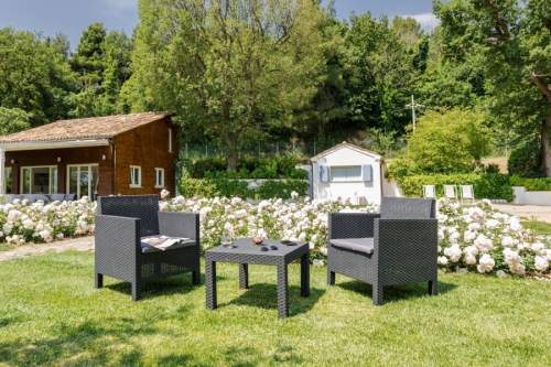 Rojaplast TOOMAX PENELOPE 2 SEATER zahradní plastový set grafit