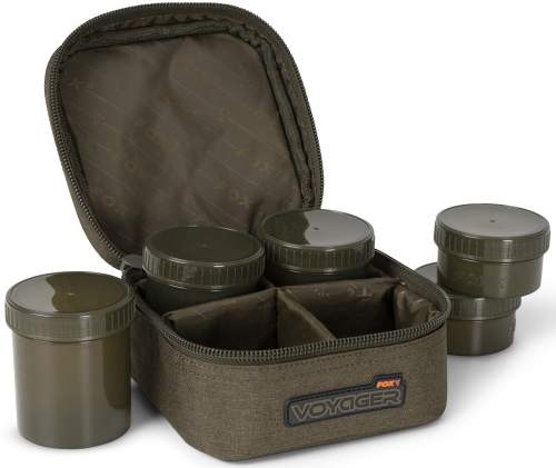 Fox Pouzdro Voyager 6 Pot Hookbait Case