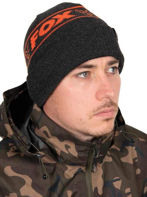 FOX Čepice Collection Black/Orange Beanie