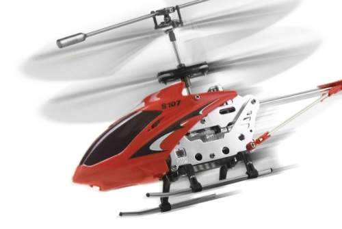 SYMA S107G - 3-kanálový mikrovrtulník (červený)