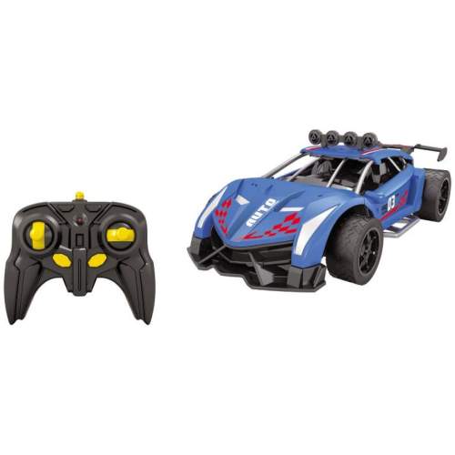 RC auto 1:14 s mlhovým efektem modré