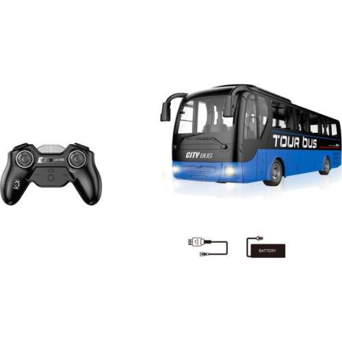 RC Autobus na dálkové ovládání modrý