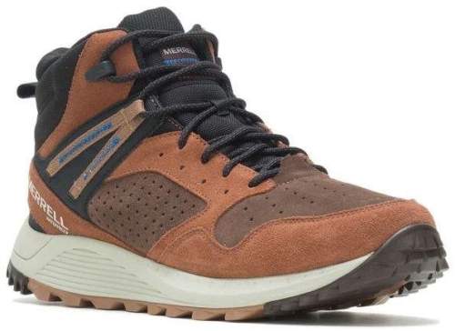 Merrell WILDWOOD SNEAKER BOOT MID WP Pánské outdoorové boty, hnědá, velikost 43.5