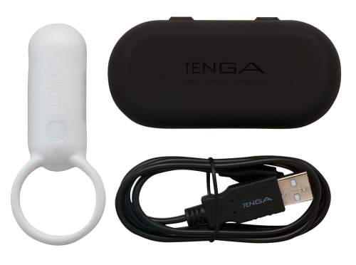 TENGA Smart Vibe vibrační kroužek na penis bílý