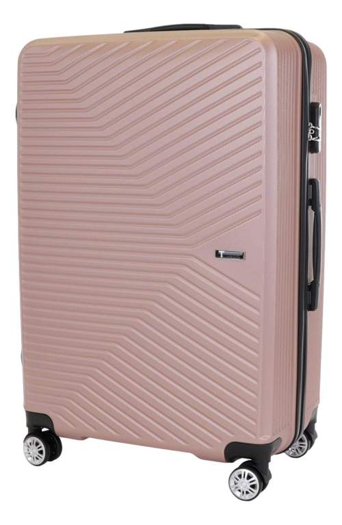 Cestovní kufr T-class® VT21111, růžová, XL, 74 x 49 x 27,5 cm / 90 l