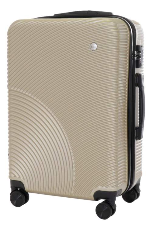 Cestovní kufr T-class 2011, vel. L, TSA zámek, (champagne) MAT, 65 x 43 x 27,5cm