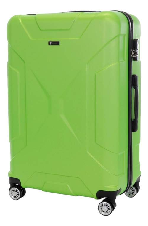 Cestovní kufr T-class® VT21121, zelená, XL, 74 x 49 x 27,5 cm / 90 l