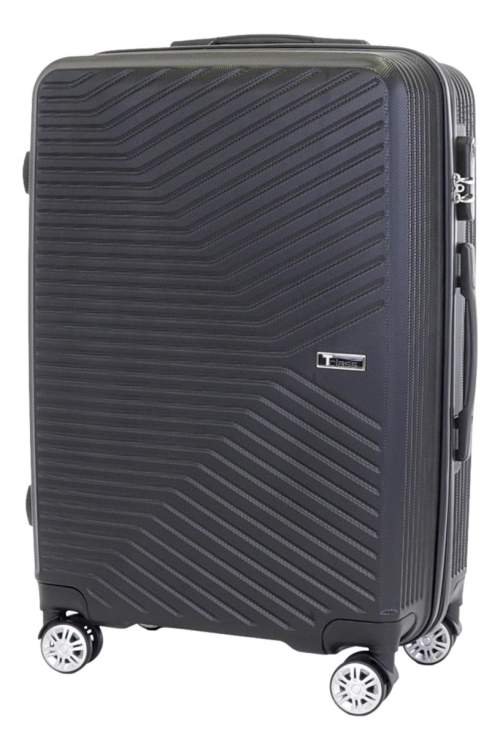 Cestovní kufr T-class® VT21111, černá, L, 66 x 44 x 24 cm / 60 l