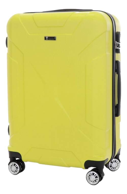 Cestovní kufr T-class® VT21121, žlutá, L, 66 x 44 x 24 cm / 60 l