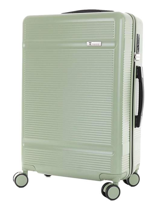 Střední cestovní kufr T-class® 2218, zelená, L, 60 l, 65 x 44 x 25 cm