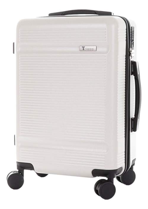 Palubní cestovní kufr T-class® 2218, bílá, M, 40 l, 55 x 38 x 23 cm
