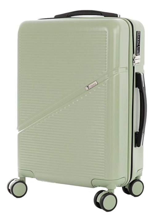 Palubní cestovní kufr T-class® 2219, zelená, M, 40 l, 55 x 38 x 23 cm