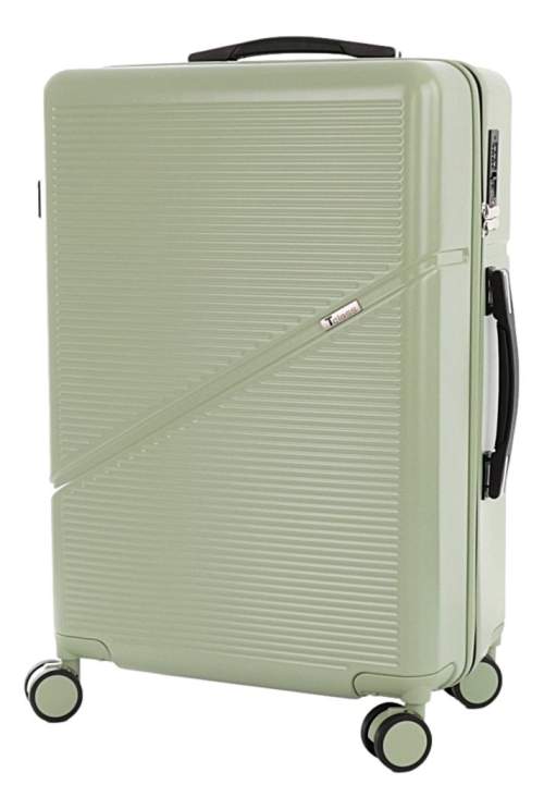 Střední cestovní kufr T-class® 2219, zelená, L, 60 l, 65 x 44 x 25 cm