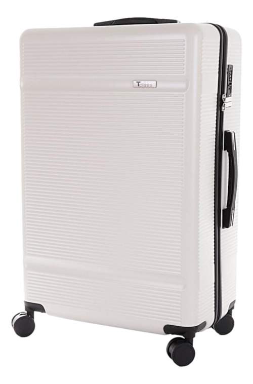 Velký cestovní kufr T-class® 2218, bílá, XL, 90 l, 75 x 49 x 29 cm