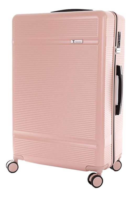 Velký cestovní kufr T-class® 2218, růžová, XL, 90 l, 75 x 49 x 29 cm