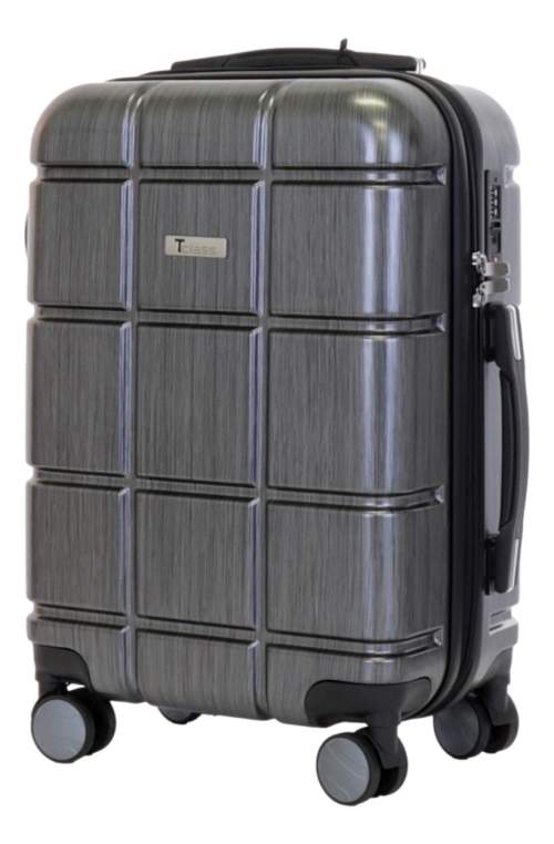 Palubní kufr T-class 2222, vel. M, TSA zámek, (šedá), 55 x 36 x 21cm