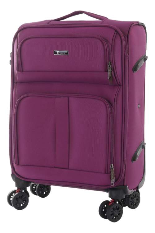 Palubní cestovní kufr T-class® 932, fialová, M, 58 x 40 x 18 cm, model 2024