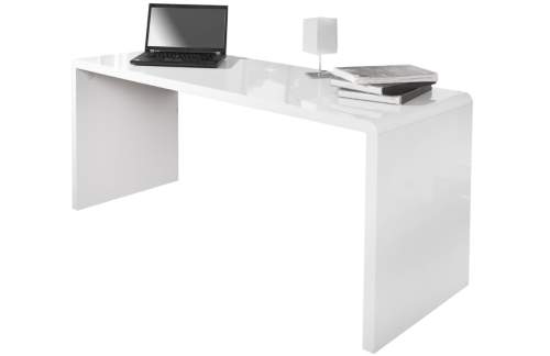 Estila Luxusní moderní designový kancelářský stůl Fast Trade bílý 160cm
