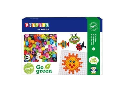 Playbox Zažehlovací korálky XL Go Green 600 ks - Playbox