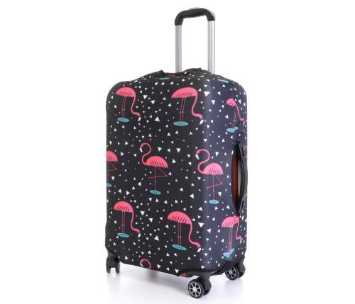 Obal na kufr T-class® (plameňáci), 263 Velikost: L - 60 x 40 x 25 cm