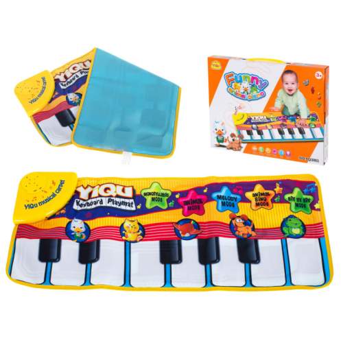 KIK KX8036 Vzdělávací mini podložka klavír 72x29cm