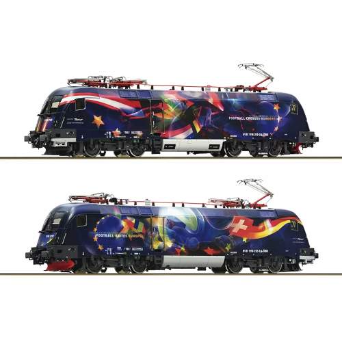Roco 7510062 Elektrická lokomotiva Rh 1116 Fotbal spojuje Evropu ÖBB /