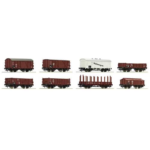 Roco 44003 8dílná souprava nákladních vozů DRG / Měřítko:H0 (1:87) / D