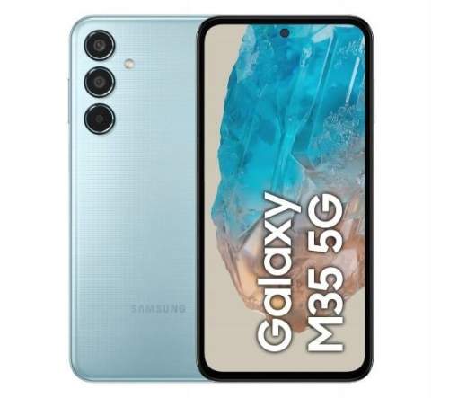 SAMSUNG Galaxy M35 5G 6+128GB světle-modrá / 6.6" / 128GB / Android 14