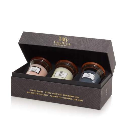 WoodWick Sada Svíček 85g (evening Onyx, Solar Ylang, Coastal Sunset)