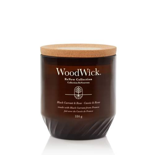 WoodWick Vonná svíčka ReNew sklo střední Black Currant & Rose 184 g