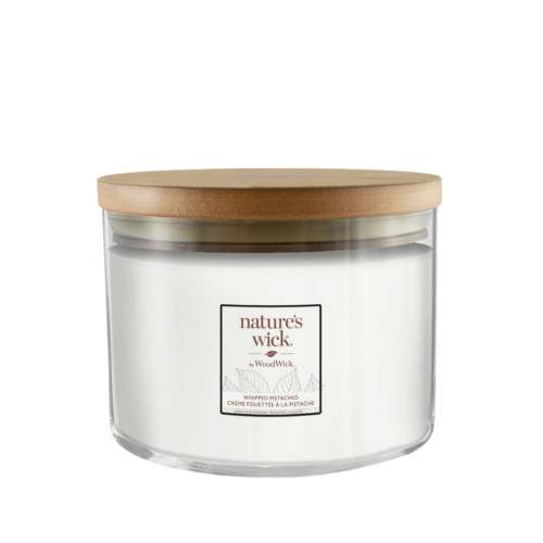 Velká svíčka Whipped Pistachio Nature’s Wick WoodWick