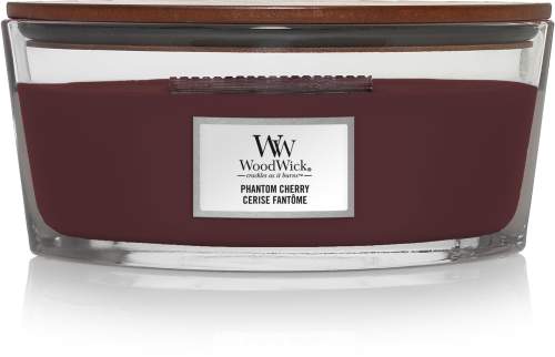 WoodWick vonná svíčka s dřevěným Phantom Cherry Ellipse 453,6g