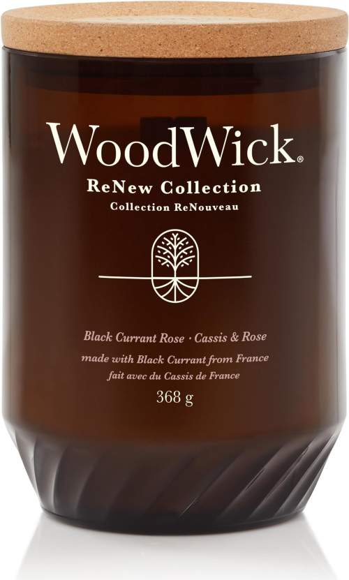 Vonná svíčka WoodWick ReNew 368g Black Currant & Rose