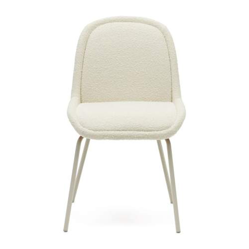 Krémové jídelní židle v sadě 4 ks Aimin – Kave Home