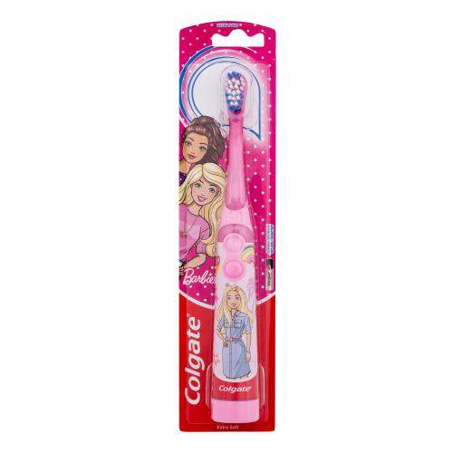 Colgate Kids Barbie Battery Powered Toothbrush Extra Soft sonický bateriový zubní kartáček