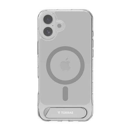 Kryt Torras phone case Pstand for iPhone 16 Plus (transparent)