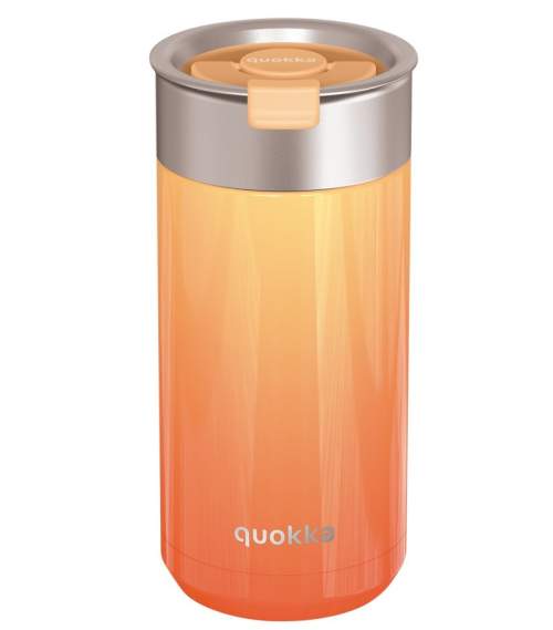 Quokka Boost Coffee Tumbler 400ml Apricot Orange / Termohrnek se sítke