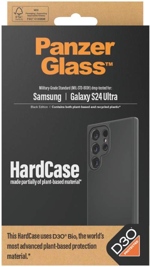 PanzerGlass HardCase D3O Samsung Galaxy S24 Ultra (Black edition)