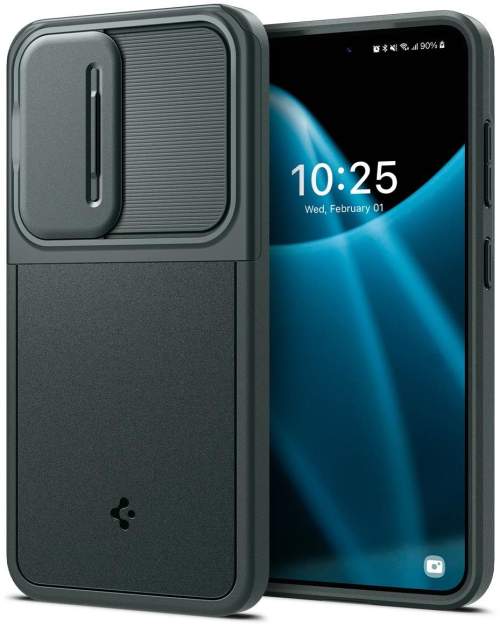 Spigen Optik Armor Samsung Galaxy S24 zelený