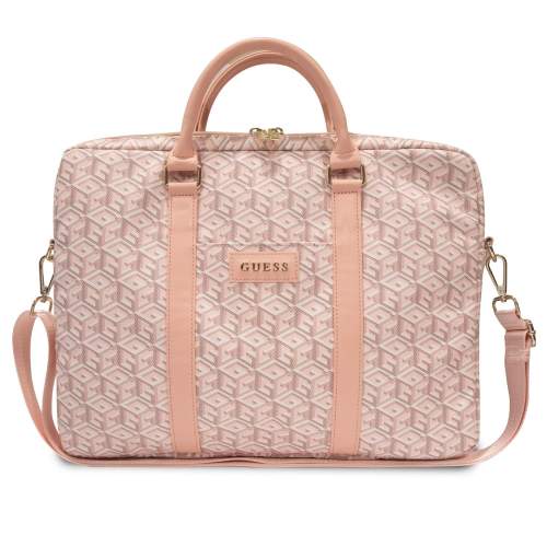 Guess PU G Cube Computer Bag 15/16" Pink (GUCB15HGCFSEP)